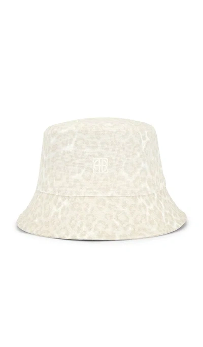 Anine Bing Nicks Bucket Hat In Neutral