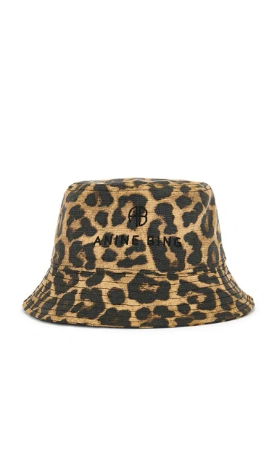 Anine Bing Nicks Bucket Hat In Brown