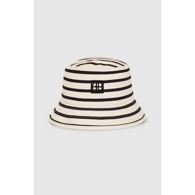 Anine Bing Nicks Bucket Hat In White