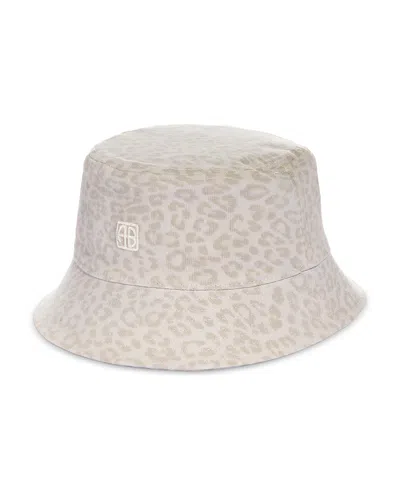 Anine Bing Nicks Bucket Hat In White