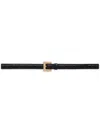 Anine Bing Nicola Leather Belt In Black