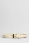 Anine Bing Nicola Belts In White