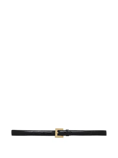 ANINE BING ANINE BING "NICOLA" PATENT BELT