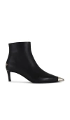 Anine Bing Gia Boots With Metal Toe Cap In Black In 黑色