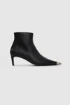 ANINE BING ANINE BING NINA BOOTS WITH METAL TOE CAP IN BLACK