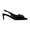 Anine Bing Freya Slingbacks In Black In Black