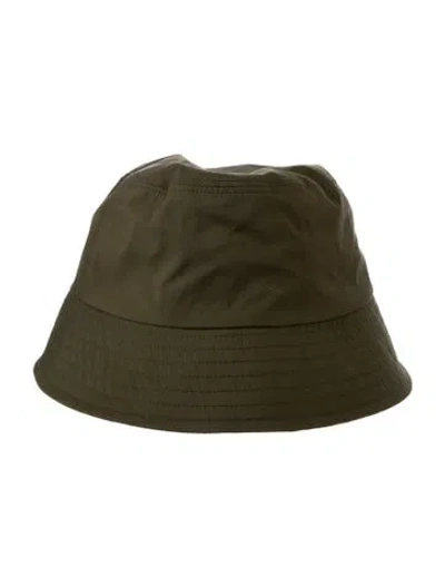 Pre-owned Anine Bing Nylon Bucket Hat In Green