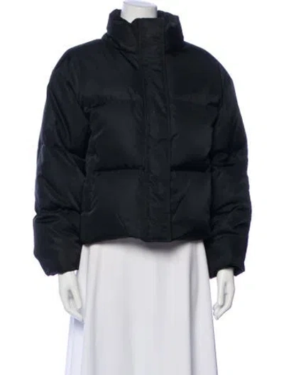 Pre-owned Anine Bing Nylon Down Jacket In Blue