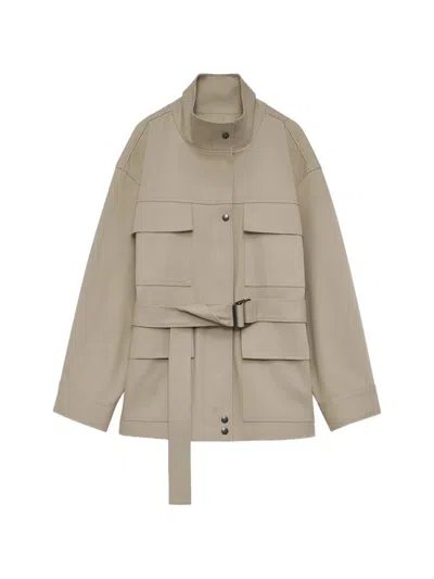 Anine Bing Odin Jacket In Neutral