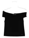Anine Bing Shoulder Design Fitted Silhouette Soft Stretchable In Black