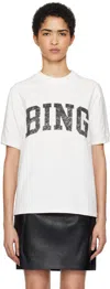 Anine Bing Ivory Jaylin Tee Bing T-shirt In White
