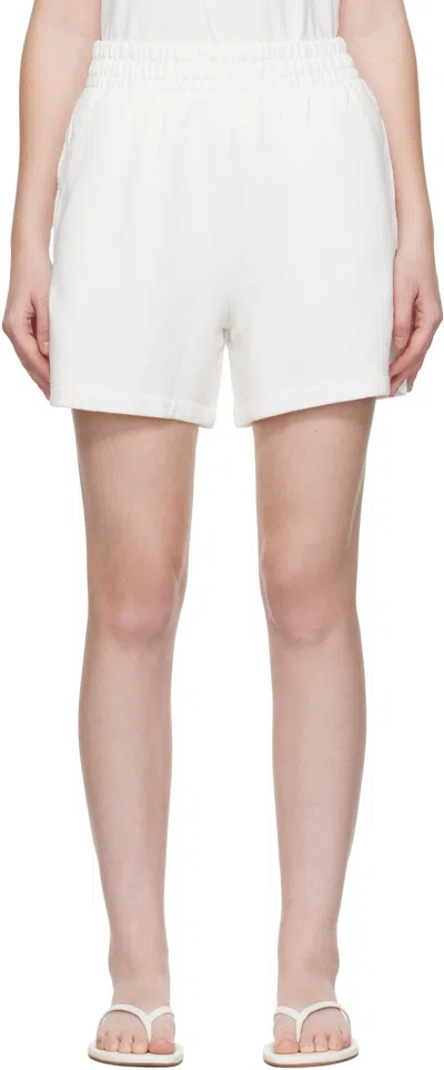 Anine Bing Off-white Kam Shorts