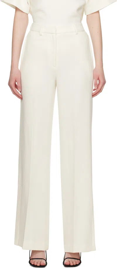 Anine Bing Off-white Lyra Trousers
