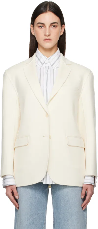 Anine Bing Off-white Quinn Blazer