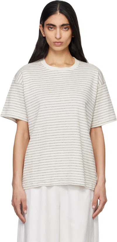 Anine Bing Off-white Cade T-shirt In Multi