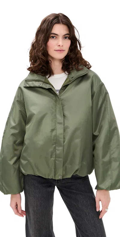 Anine Bing Olive Cyrus Jacket Olive In Green