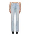 Anine Bing Olsen Straight-leg Jeans In Gray