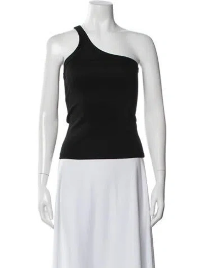 Pre-owned Anine Bing One-shoulder Sleeveless Top In White