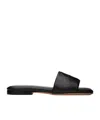 Anine Bing Open-toed Slippers In Black