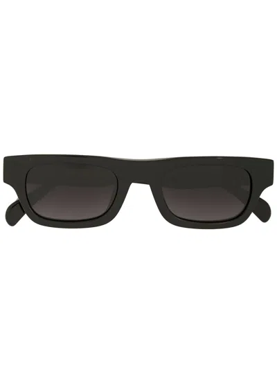 Anine Bing Otis Square Frame Sunglasses Black
