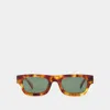 Anine Bing Otis Sunglasses -  - Acetate - Brown In Brown