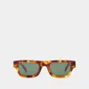 Anine Bing Otis Sunglasses -  - Acetate - Brown In Brown