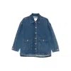 Anine Bing Buttoned Denim Jacket In Blue