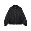 Anine Bing Leon Zipped Bomber Jacket In Black
