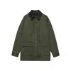 Anine Bing Sean Patch-pocket Military Jacket In Green