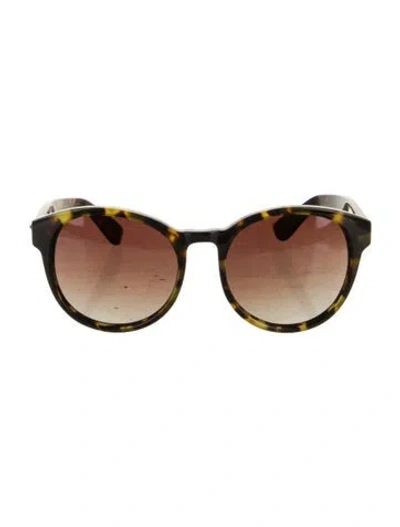 Pre-owned Anine Bing Oversize Gradient Sunglasses In Brown