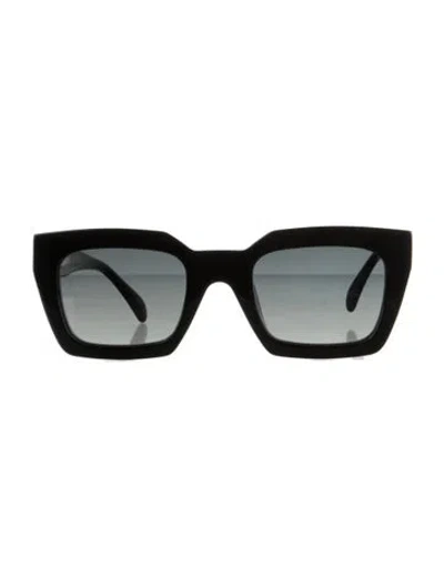 Pre-owned Anine Bing Oversize Tinted Sunglasses In Black