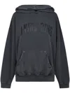 Anine Bing Oversized Grey Sweatshirt With Bold Branding And Relaxed Fit In Gray