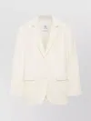 Anine Bing Oversized Wool-cashmere Blazer With Notched Collar