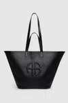 Anine Bing Palermo Leather Tote Bag In Black
