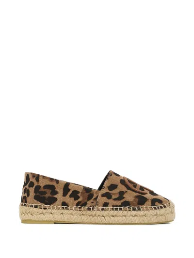 Anine Bing Paloma Leopard-print Espadrilles In Neutral
