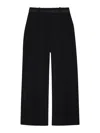 Anine Bing Black Louisa Wool Trousers In Black