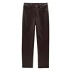 Anine Bing Pantaloni Bruno Donna Marrone Scuro In Black
