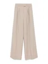 Anine Bing Taupe Lou Trousers In Grey