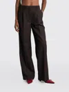 Anine Bing Pants  Woman Color Brown In Brown