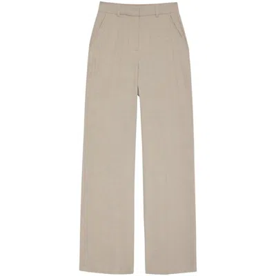 Anine Bing Kline Linen Blend Pants In Neutrals