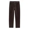 Anine Bing Pantaloni Bruno Donna Marrone Scuro In Brown
