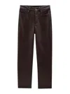 Anine Bing Pantaloni Bruno Donna Marrone Scuro In Brown