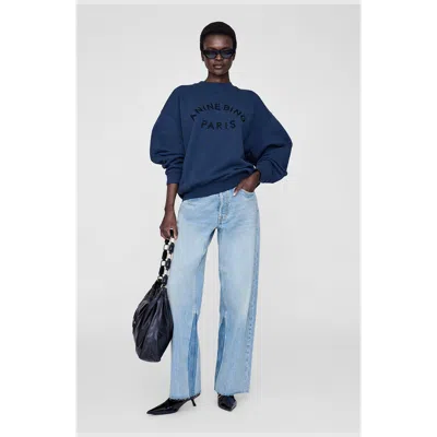 Anine Bing Paris Jaci Sweatshirt In Blue
