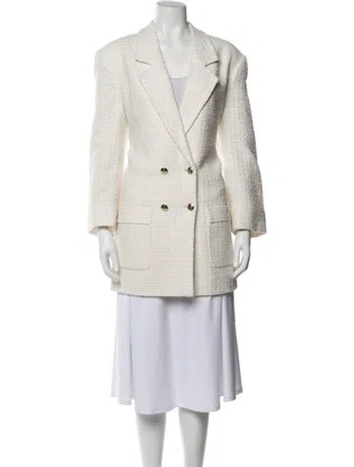 Pre-owned Anine Bing Peacoat In Neutral