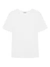 Anine Bing Pia T-shirt In White Polyester In White