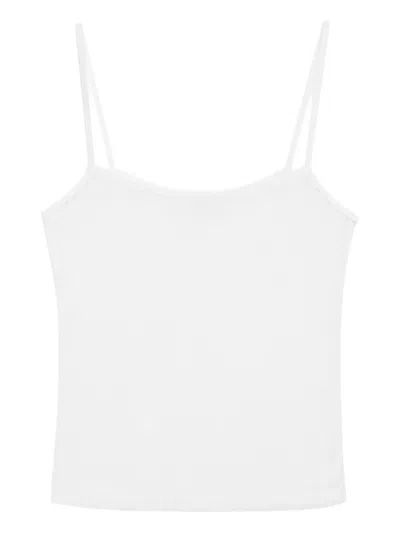 Anine Bing Pia Tank Top In White
