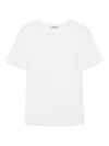Anine Bing Pia T-shirt In White Polyester In White