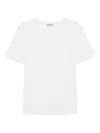 Anine Bing Pia T-shirt In White Polyester In White
