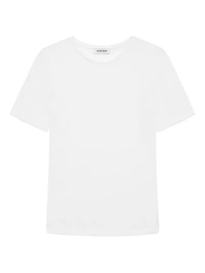 Anine Bing Pia T-shirt In White