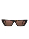 Anine Bing Pierre Tortoiseshell Cat-eye Sunglasses In Black